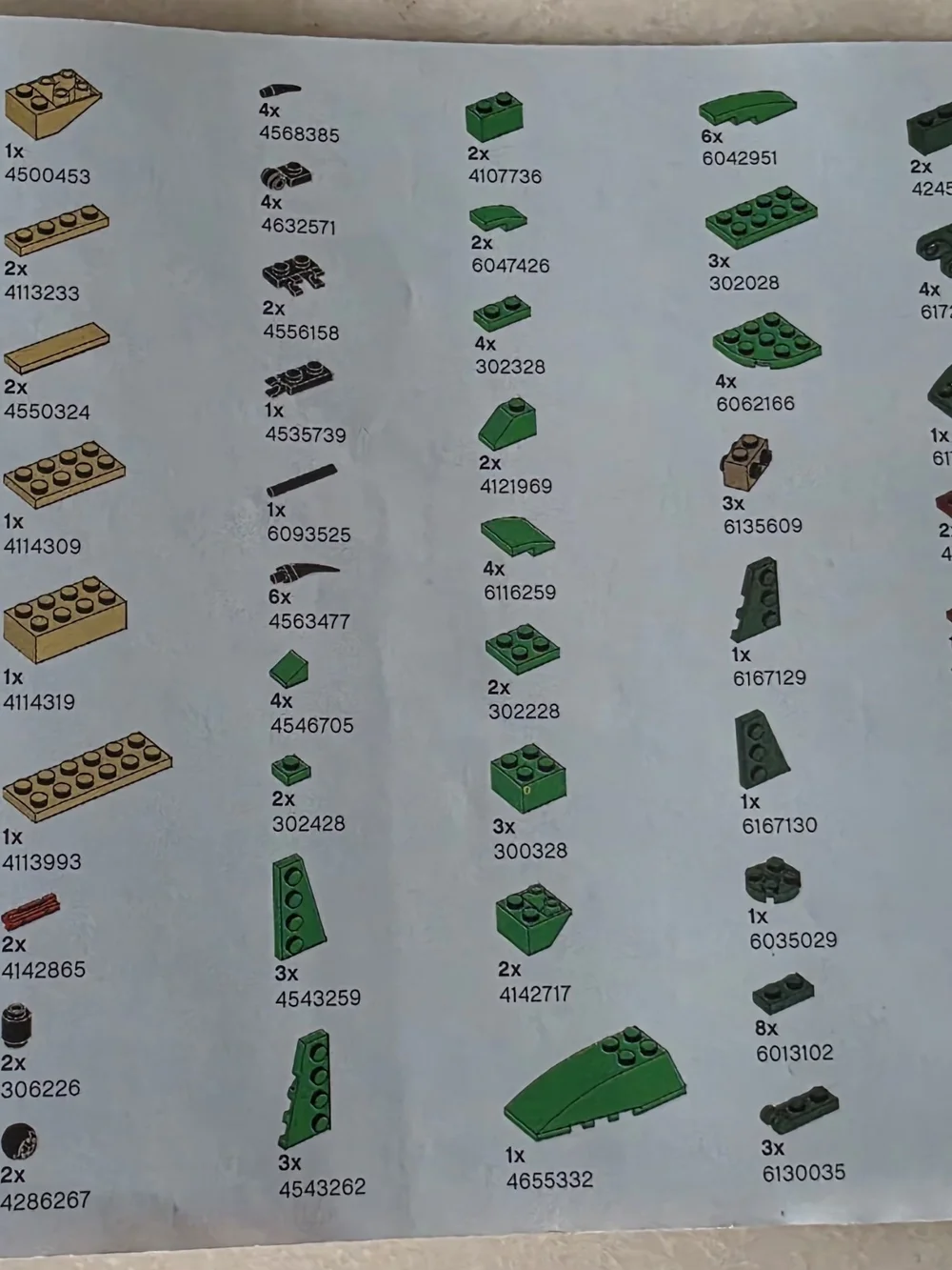 Lego Creator Green and Tan 3-in-1 Dragon Instructions